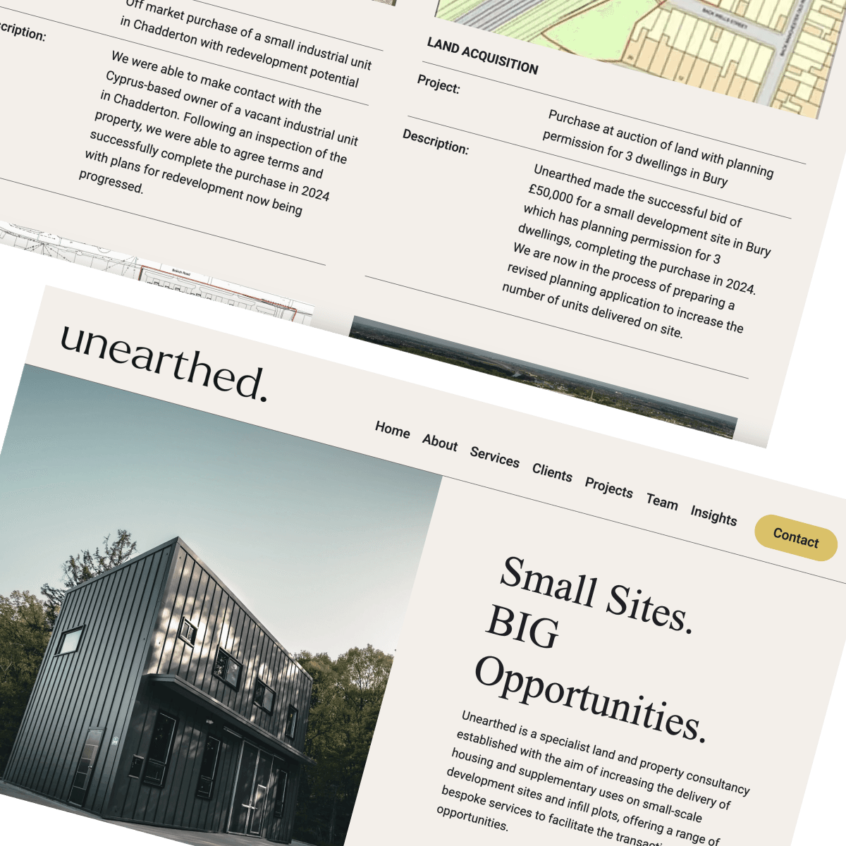 Unearthed.land: Next.js Rebuild, Figma Design System and M365 Migration