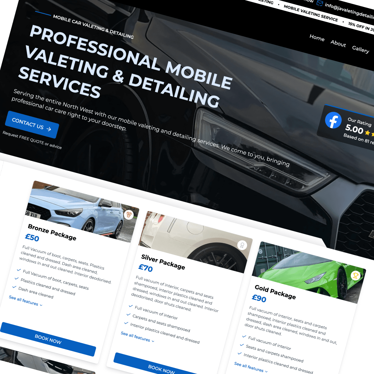 JA Valeting & Detailing: Google Ads, Local SEO and Marketing Improvements