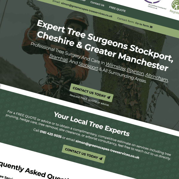 Greenscapes Tree Services: £15.25 Cost-Per-Conversion and 250% Lead Growth