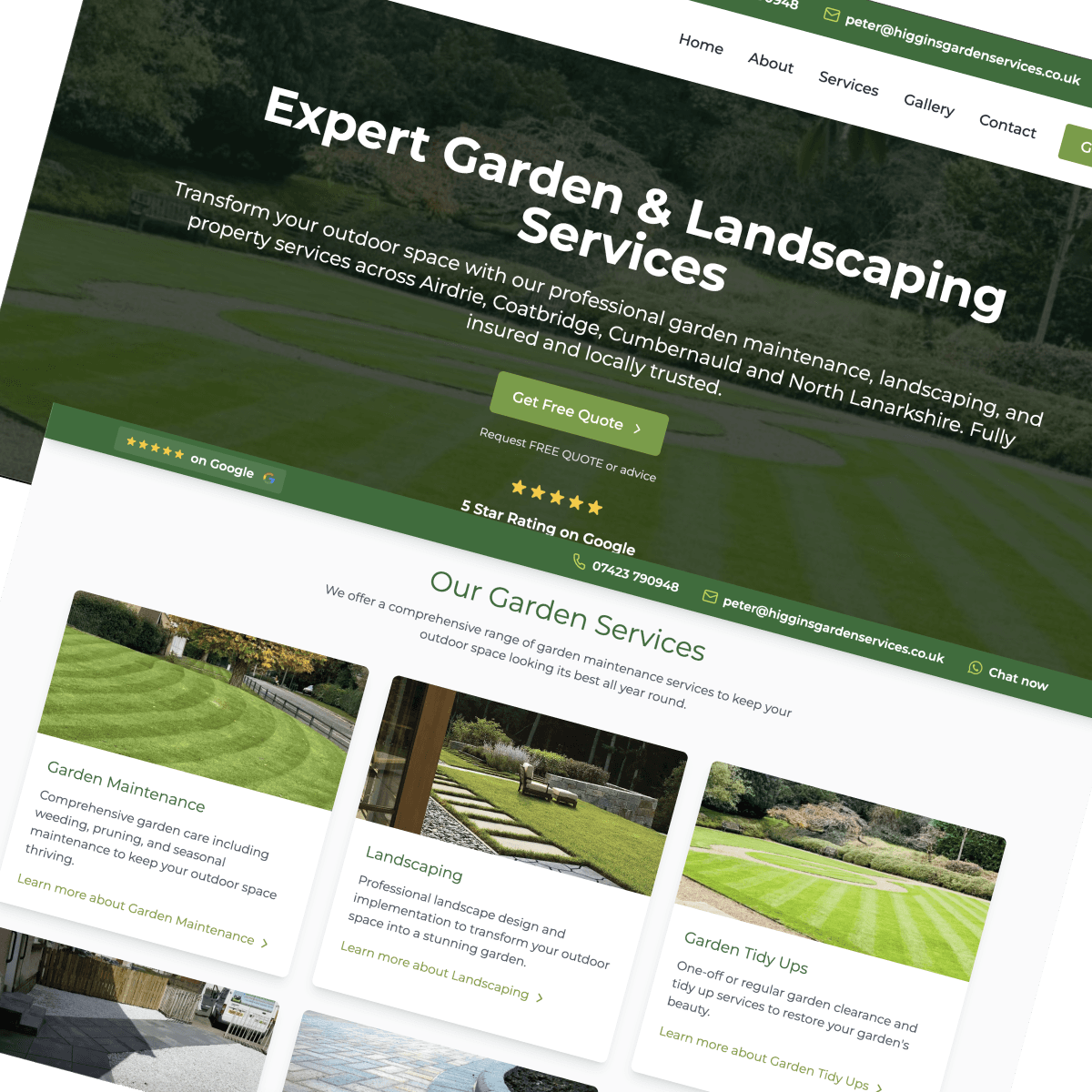 Higgins Garden Maintenance Case Study